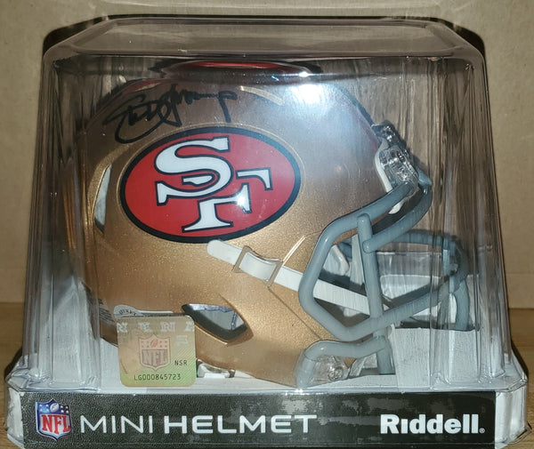 San Francisco 49ers Autographed Steve Young Speed Mini Helmet (BAS).