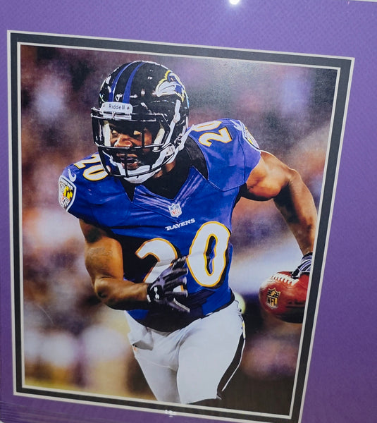 Baltimore Ravens Framed Ed Reed Autographed Custom Jersey (JSA)