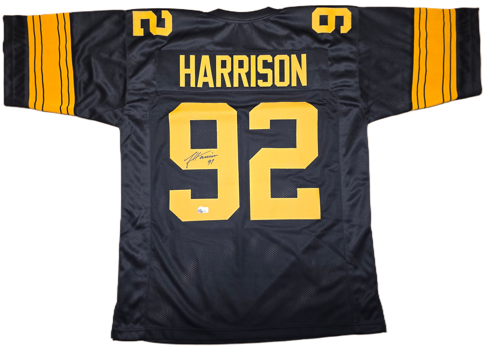 James Harrison Autographed Custom Color Rush Jersey (BAS)