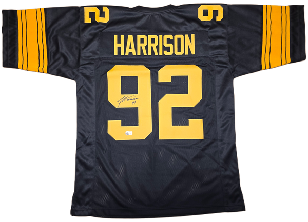 James Harrison Autographed Custom Color Rush Jersey (BAS)