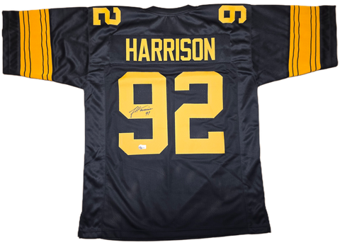 James Harrison Autographed Custom Color Rush Jersey (BAS)