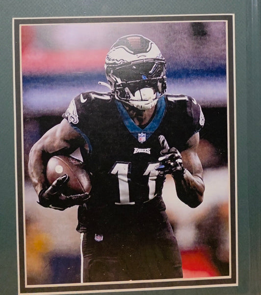 Philadelphia Eagles Framed AJ Brown Autographed Authentic Nike Super Bowl Jersey (BAS)