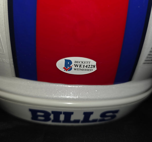 Buffalo Bills Stefon Diggs Autographed Full Size Authentic Speed Helmet (BAS)