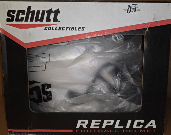 Penn State Nittany Lions O.J. McDuffie Autographed Full Size Schutt Replica Helmet with Mutiple Inscriptions (JSA)