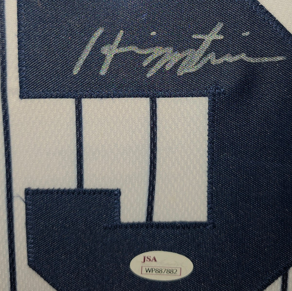 New York Yankees Framed Hideki Matsui Autographed Custom Jersey (JSA)
