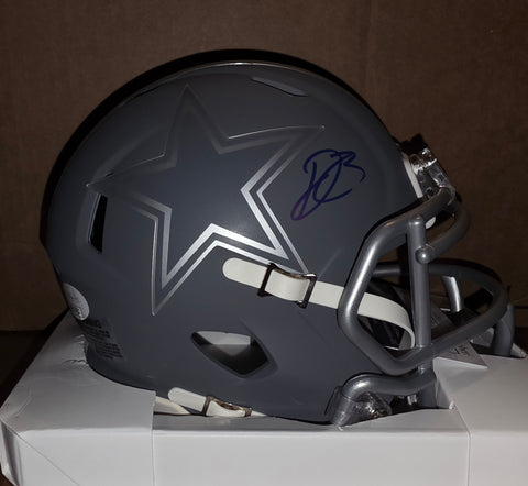 Dallas Cowboys DaRon Bland Autographed Slate Speed Mini Helmet (JSA)