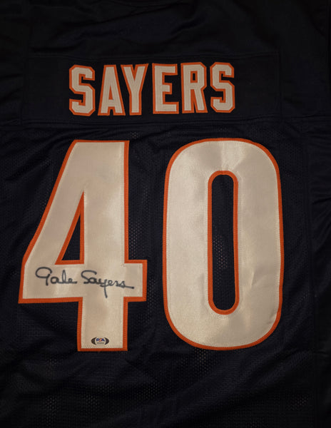 Gale Sayers Autographed Custom Jersey (PSA/DNA)