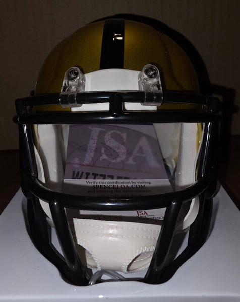 Pittsburgh Steelers Jack Ham Autographed Flash Speed Mini Helmet with Inscription (JSA)