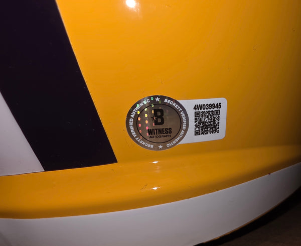 Lousiana State University LSU Whit Weeks, West Weeks, Zach Weeks Autographed Full Size Speed Replica Helmet (BAS)