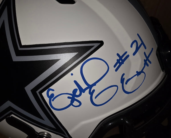 Dallas Cowboys Ezekiel Elliott Autographed Full Size Lunar Eclipse Speed Replica Helmet (BAS)
