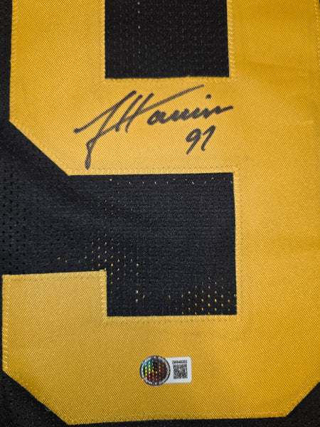 James Harrison Autographed Custom Color Rush Jersey (BAS)