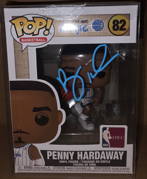 Funko Pop! Orlando Magic Penny Hardaway Autographed #82 Vinyl Figure (PSA/DNA)
