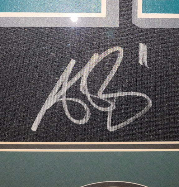 Philadelphia Eagles Framed AJ Brown Autographed Authentic Nike Super Bowl Jersey (BAS)