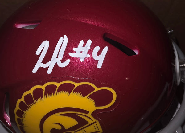 USC Trojans Woody Marks Autographed Speed Mini Helmet (JSA)