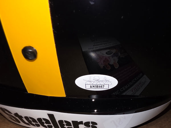 Pittsburgh Steelers George Pickens Autographed Full Size Speed Replica Helmet (JSA)