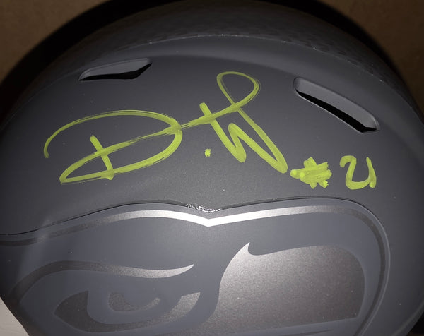 Seattle Seahawks Devon Witherspoon Autographed Slate Speed Mini Helmet (BAS)