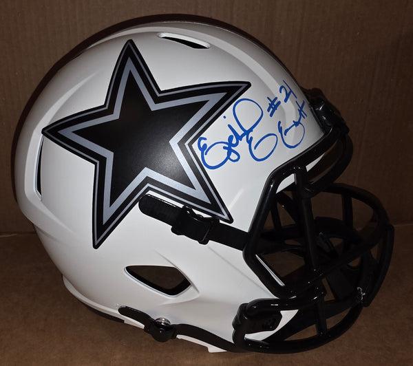 Dallas Cowboys Ezekiel Elliott Autographed Full Size Lunar Eclipse Speed Replica Helmet (BAS)