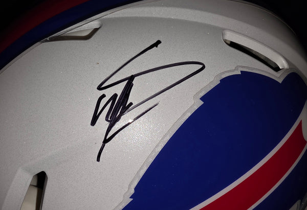 Buffalo Bills Stefon Diggs Autographed Full Size Authentic Speed Helmet (BAS)