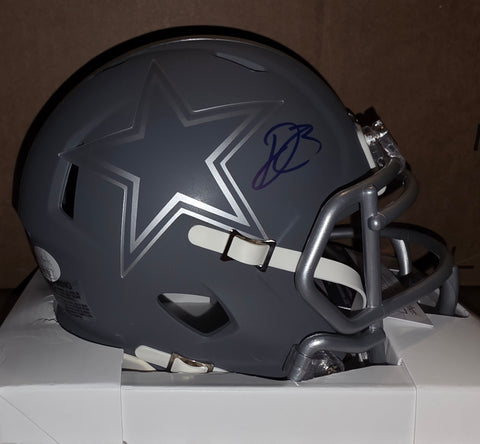 Dallas Cowboys DaRon Bland Autographed Slate Speed Mini Helmet (JSA)