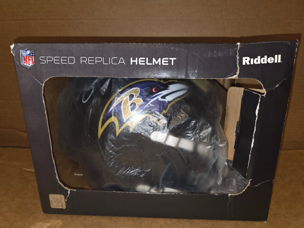 Baltimore Ravens Zay Flowers Autographed Full Size Speed Replica Helmet (BAS)
