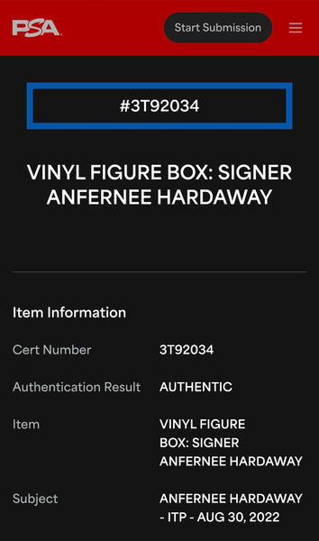Funko Pop! Orlando Magic Penny Hardaway Autographed #82 Vinyl Figure (PSA/DNA)
