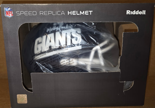 New York Giants Lawrence Taylor Autographed Full Size Speed Replica Helmet with Inscription (BAS)