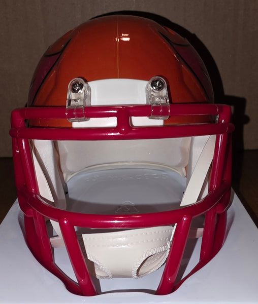 Tampa Bay Buccaneers Desmond Johnson Autographed Flash Speed Mini Helmet (BAS)