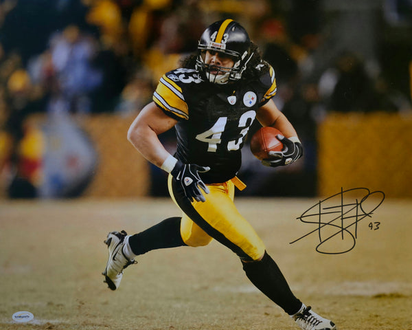 Troy Polamalu Autographed 16x20 (TSE)