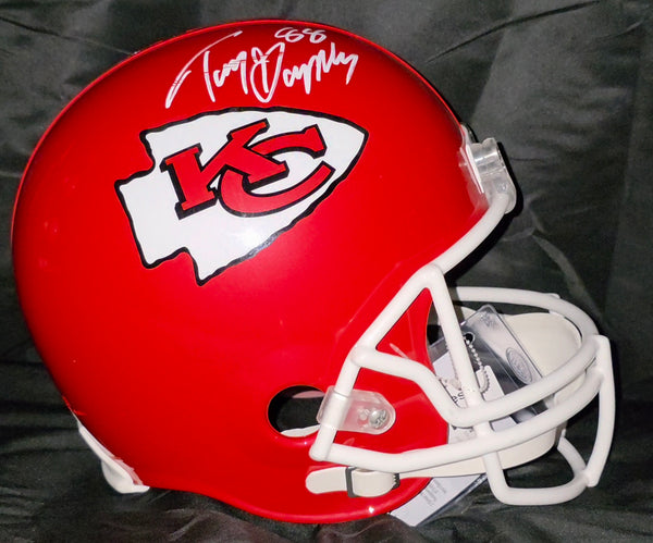 Kansas City Chiefs Tony Gonzalez Autographed Full Size Helmet (JSA)