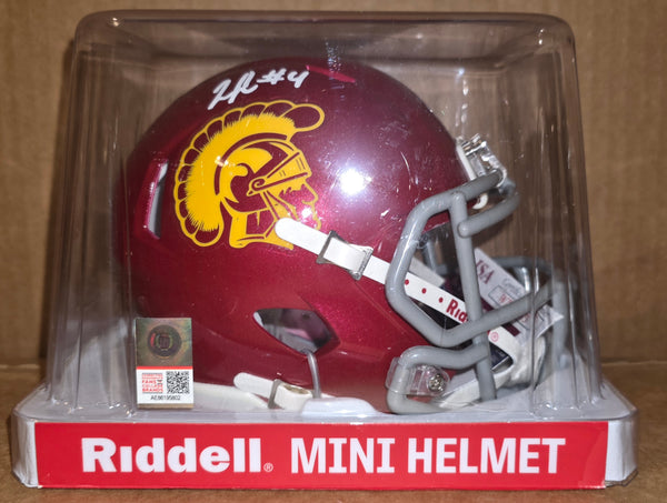 USC Trojans Woody Marks Autographed Speed Mini Helmet (JSA)