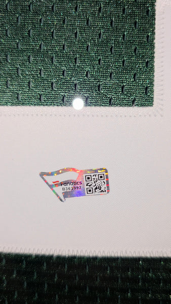 Green Bay Packers Aaron Rodgers Framed Autographed Authentic Nike Jersey with Suede (Fanatics)