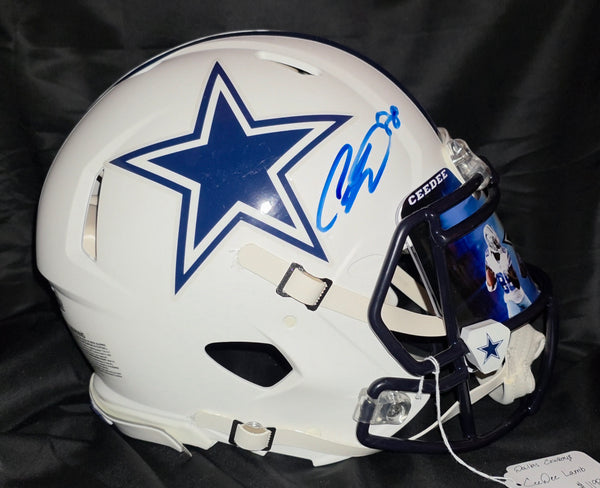 Dallas Cowboys Ceedee Lamb Autographed Authentic Full Size Speed Helmet (Fanatics)