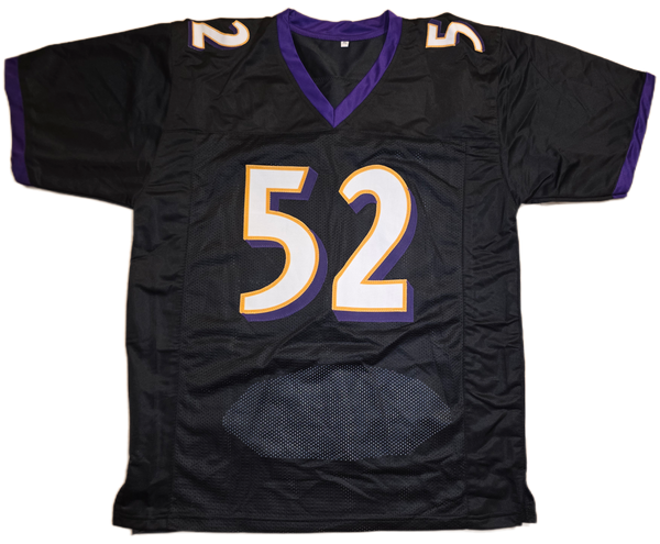 Ray Lewis Autographed Custom Stat Jersey (BAS)