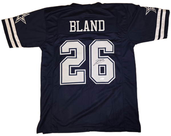 DaRon Bland Autographed Custom Jersey (JSA)