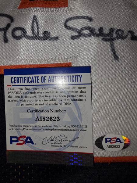 Gale Sayers Autographed Custom Jersey (PSA/DNA)