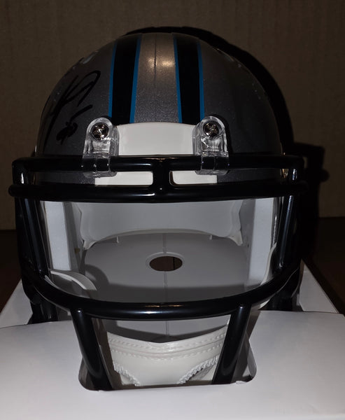Carolina Panthers Julius Peppers Autographed Speed Mini Helmet (BAS)