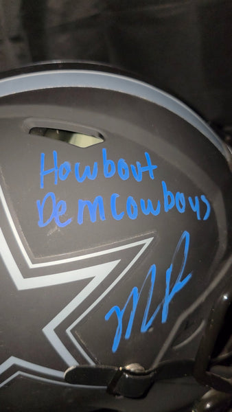 Dallas Cowboys Micah Parsons Autographed  Authentic Full Size Speed Helmet (Fanatics)