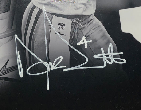 Dallas Cowboys Dak Prescott Framed Autographed 16x20 (BAS)