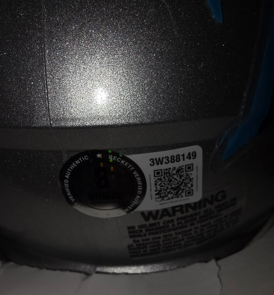 Carolina Panthers Julius Peppers Autographed Speed Mini Helmet (BAS)