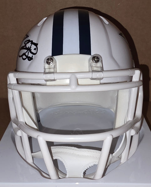 emmitt smith signed mini helmet Dallas Cowboys Emmitt Smith Autographed Lunar Eclipse Speed Mini Helme – Muncy's Memorabilia