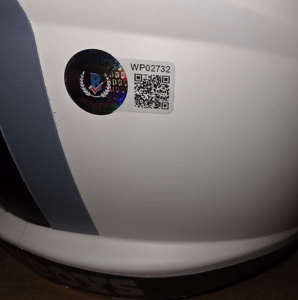 Dallas Cowboys Ezekiel Elliott Autographed Full Size Lunar Eclipse Speed Replica Helmet (BAS)