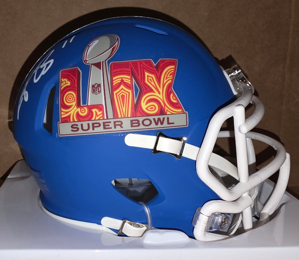 AJ Brown Philadelphia Eagles Super Bowl LIX (59) Autographed Helmet (BAS)