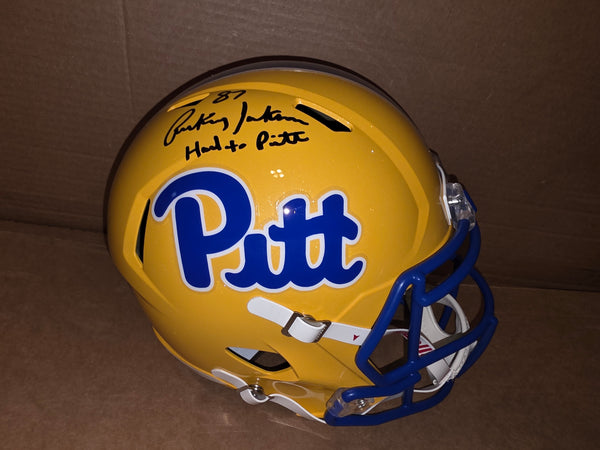 Pittsburgh Panthers Rickey Jackson Autographed Full Size Speed Replica Helmet with Inscription. (JSA)