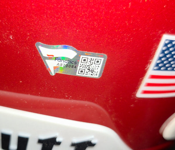 Oklahoma Sooners Ceedee Lamb Autographed Authentic Full Size Schutt Helmet with Boomer Sooner Inscription (Fanatics)