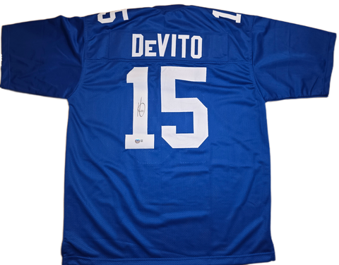 Tommy DeVito Autographed Custom Jersey (BAS)