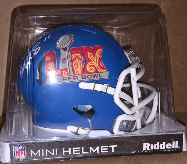 AJ Brown Philadelphia Eagles Super Bowl LIX (59) Autographed Helmet (BAS)