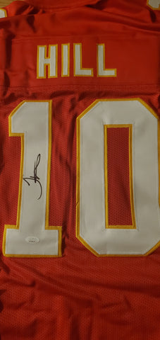 Tyreek Hill Autographed Custom Jersey (JSA)