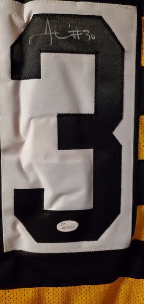 James Conner Bumble Bee Throwback Autographed Custom Jersey (JSA)