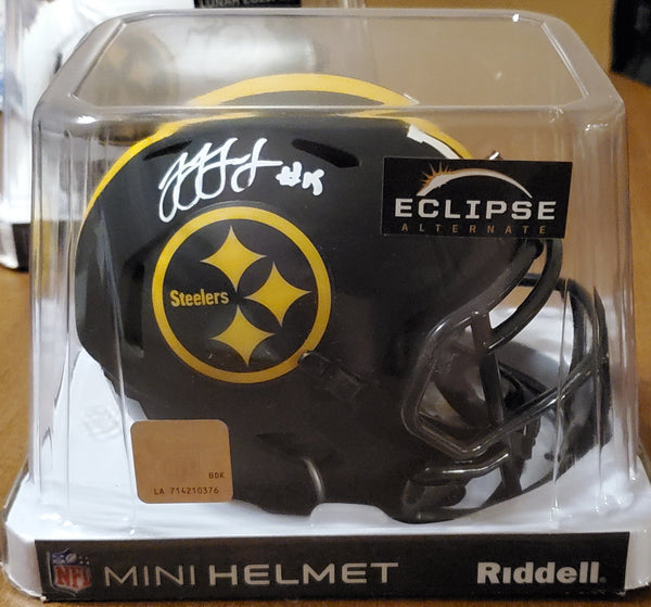 Pittsburgh Steelers Juju Smith-Schuster Autographed Eclipse Speed Mini Helmet (BAS)