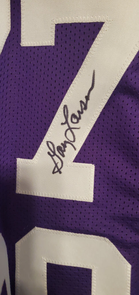 Purple People Eaters Custom Jersey Autographed by all four lineman wit –  Muncy's Memorabilia